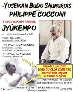 Affiche stage Philippe COCCONI