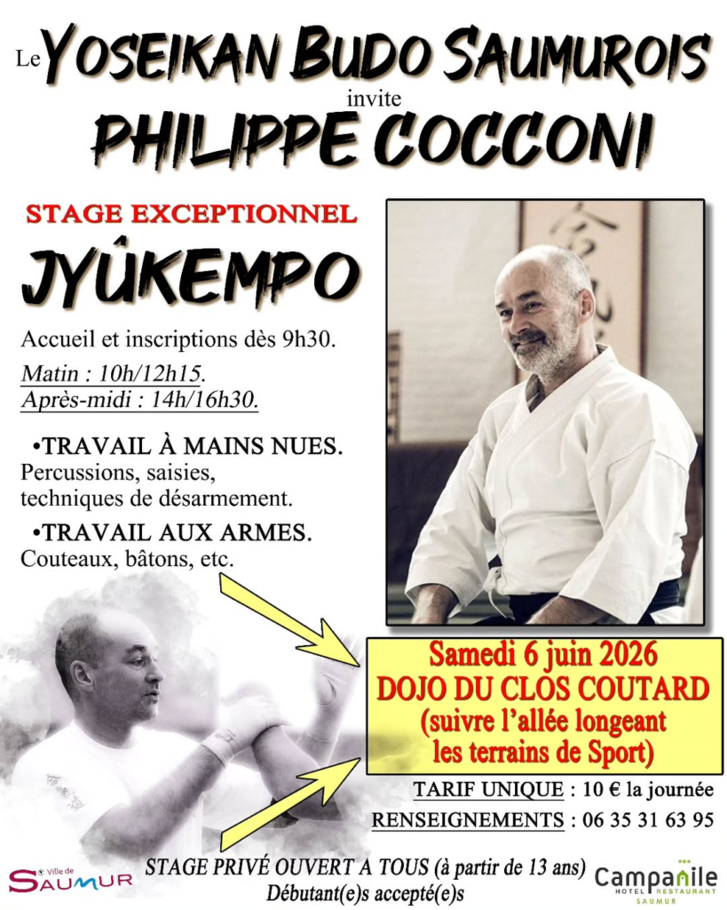 Affiche stage Philippe COCCONI